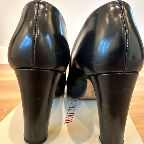 Walter Steiger black leather pumps - size 8 - Picture 1 of 7